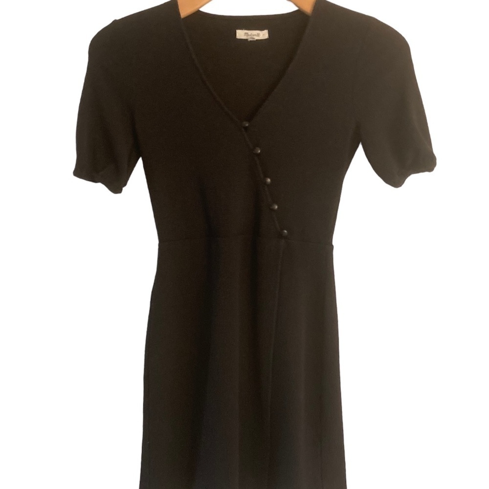 Madewell Cross- Front Button Dress - Picture 6 of 6